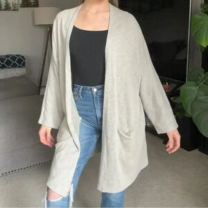 DONNI. Cozy Long Sleeve Ribbed Open Front Sweater Cardigan OSFA